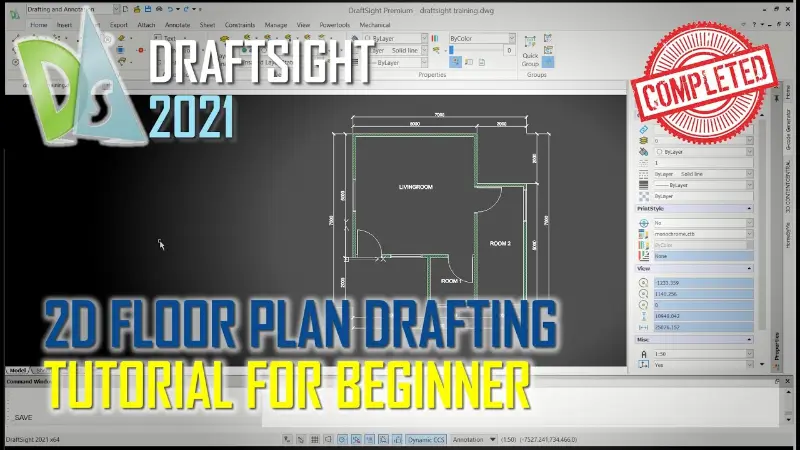 Видео о программе Draftsight