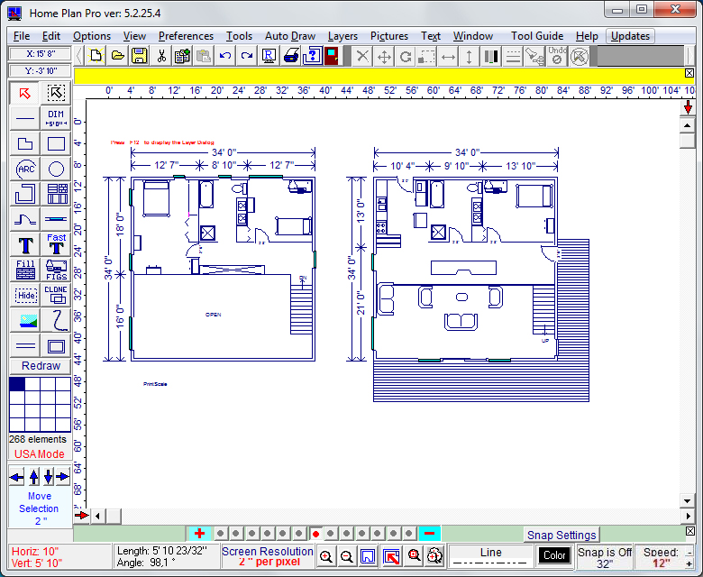 Home Plan Pro программа для создания чертежей дома, квартиры