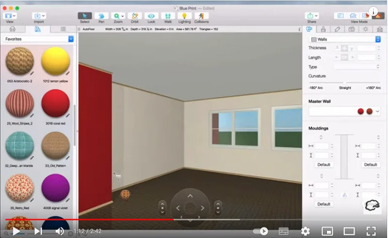 видео о программе Live Home 3D для дизайна интерьера