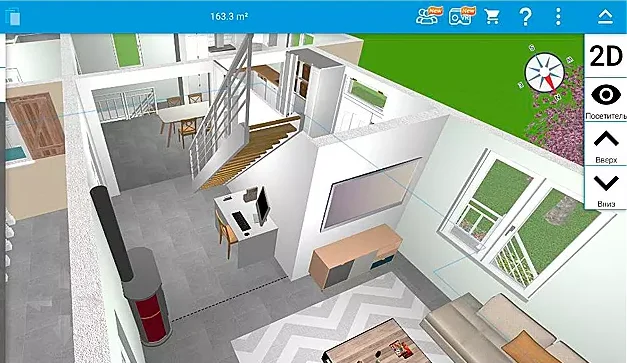 Программа для дизайна интерьера для андроид и айфон Home Design 3D