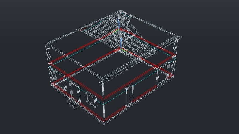 план помещения в Autodesk 3ds Max