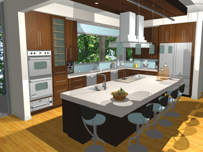 првью оформления кухни в программе для ПК Home Designer